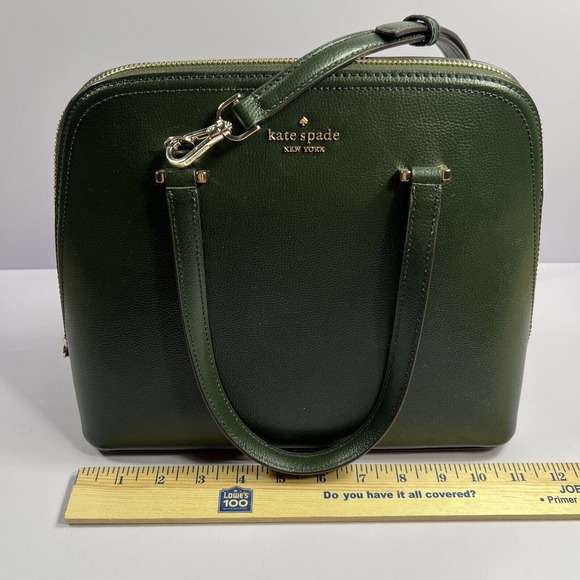 Kate Spade New York Patterson Drive Spruce Green Medium Dome Purse Bag Leather - Picture 2 of 11